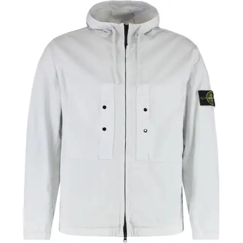 STONE ISLAND Jackets & Coats Men's Sky Blue