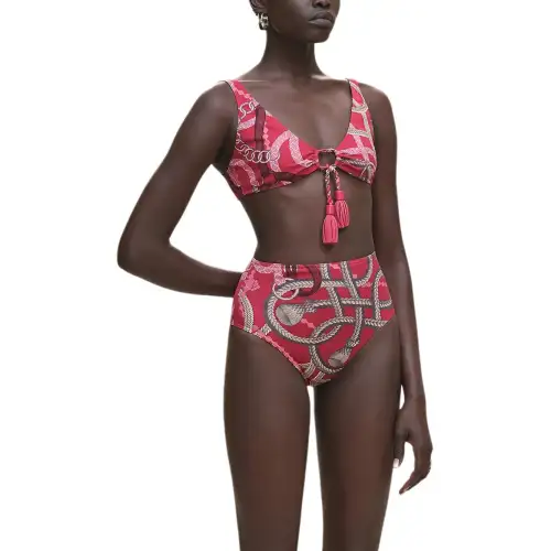 HERMES Bikinis Women's Rose Raspberry Moderate