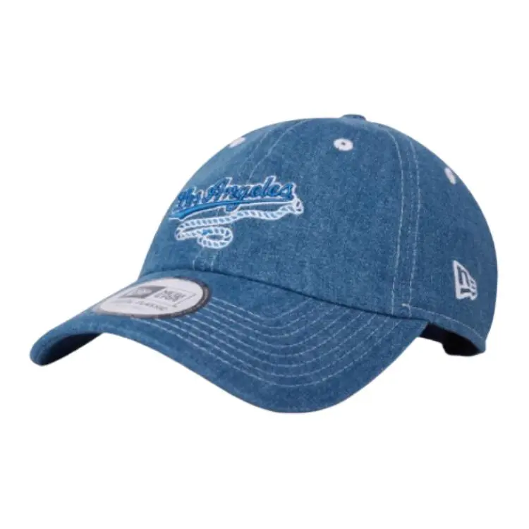 New Era Cotton Baseball Caps Unisex Blue
