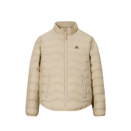 ANTA Down Jackets Women's Light Smoke Gray 3 Stand Collar