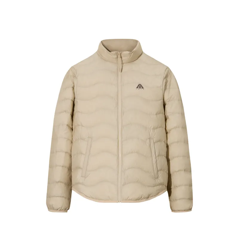 ANTA Down Jackets Women's Light Smoke Gray 3 Stand Collar