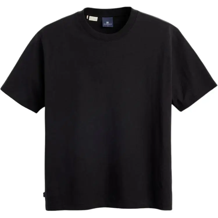 Levi's T-Shirts Men's Ink Black Crew Neck Moderate
