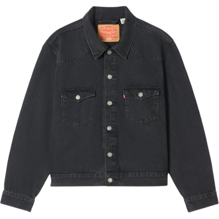 Levi's Jackets Men's Washed Black Lapel Moderate Other