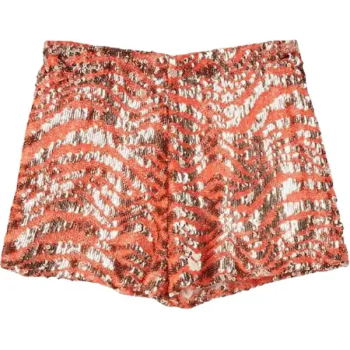 LOEWE Zebra Sequin Embroidery Shorts