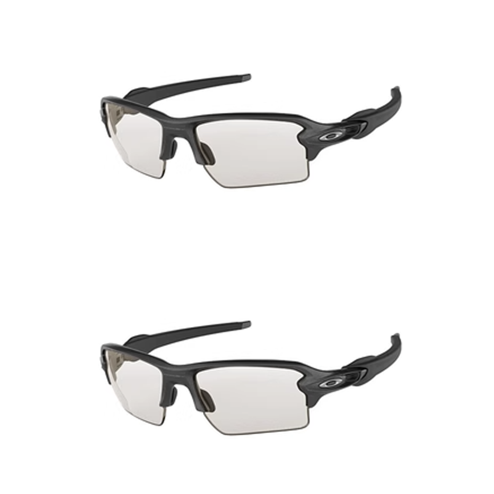 Oakley Not Easily Deformed TR/Memory Plastic Irregular Shape Sunglasses Unisex Black