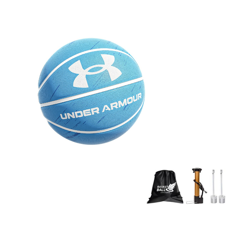 Under Armour China Mainland Version Foamed Rubber Basketball Blue Size 7 5 Good Street Training Competition Kids’
