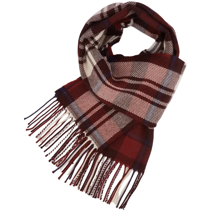 Tommy Hilfiger Cashmere Sheep Wool Knit Scarves Unisex
