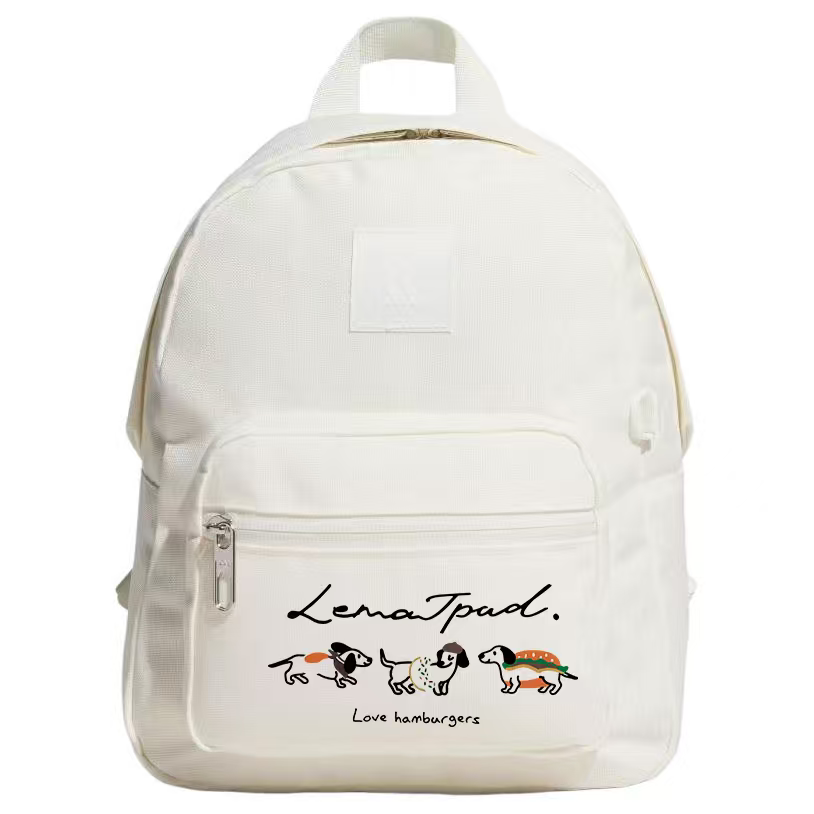 Adidas Fabric Backpack Unisex Jade White
