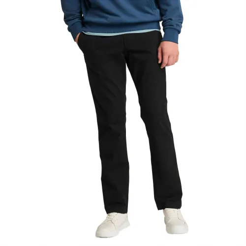 Timberland Casual Pants Men's Black Moderate Straight Fit Pants
