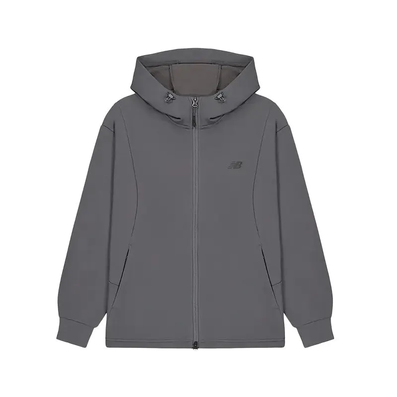 New Balance Jackets Men's Gray Hooded Moderate Other