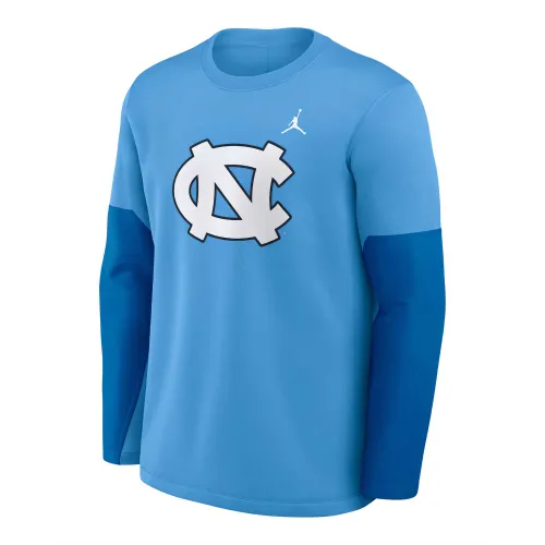 Jordan North Carolina Sideline Coach Men's Jordan Brand Therma-FIT College Long-Sleeve T-Shirt