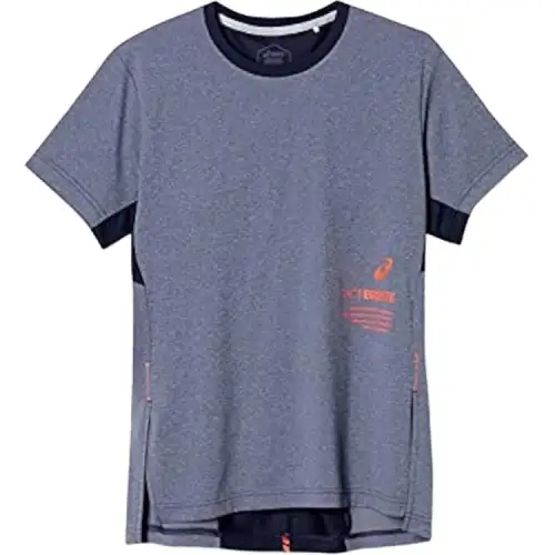ASICS T Shirts Men's Midnight Crew Neck