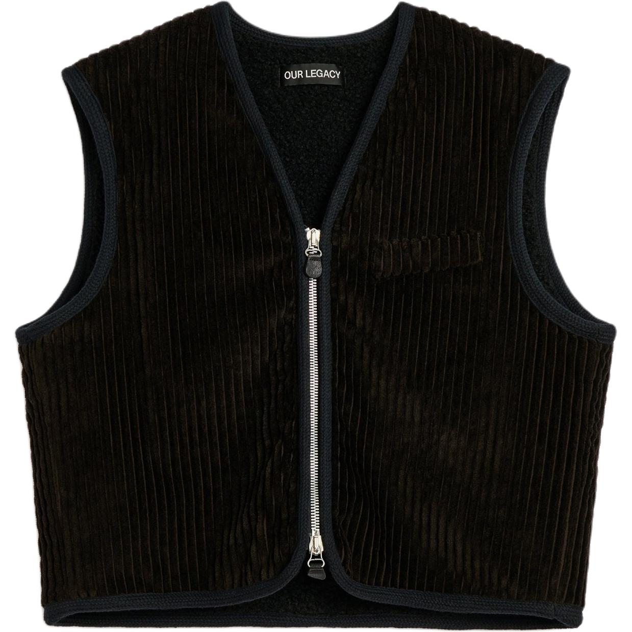 Мужской жилет OUR LEGACY FW25 (черный)