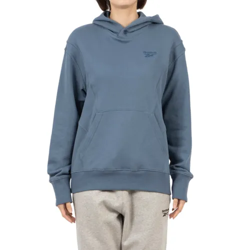 Reebok Sweatshirts Unisex Blue Hooded Moderate