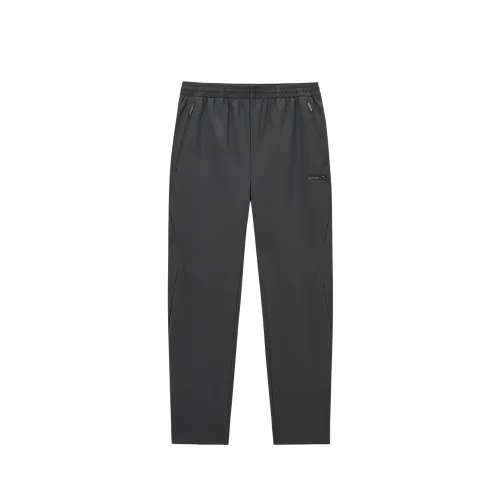 ANTA Casual Pants Men's Mystic Brown Gray 4 Moderate Straight Fit Pants