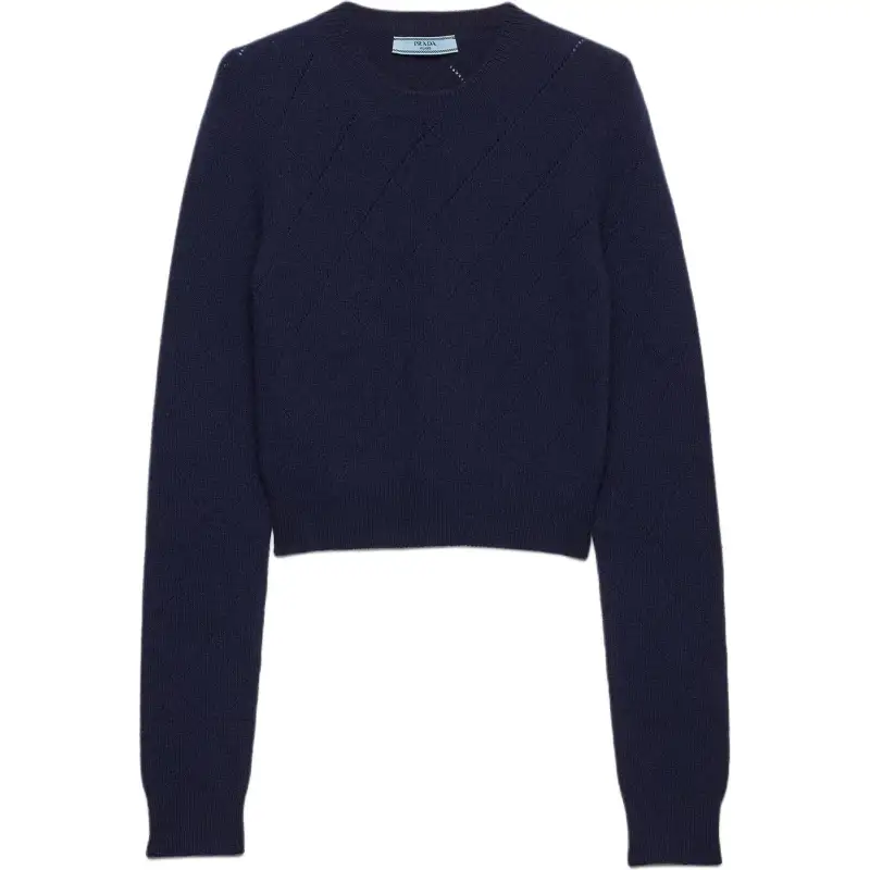 Prada open-weave crew-neck sweater