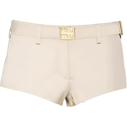MIU MIU SS23 Casual Shorts Women's Light Brown