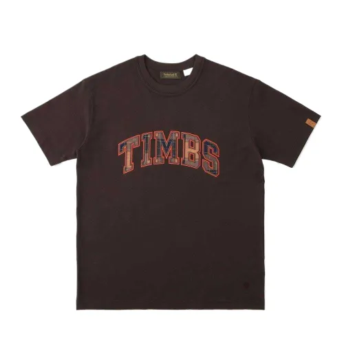 Timberland T Shirt Unisex Brown Red