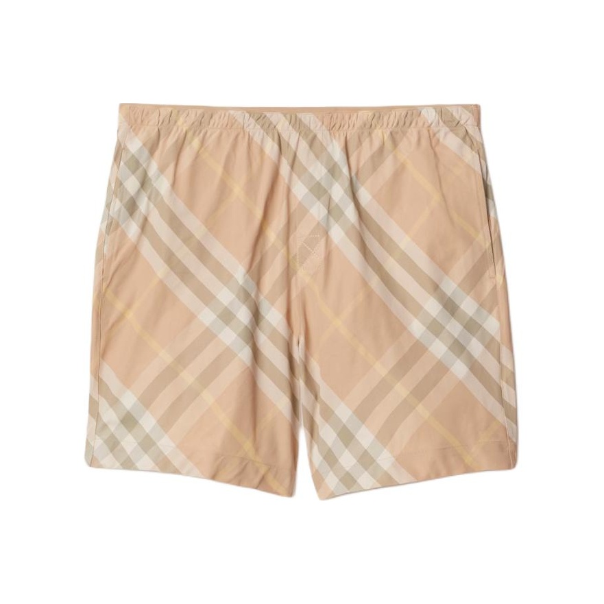 Burberry checked swim shorts