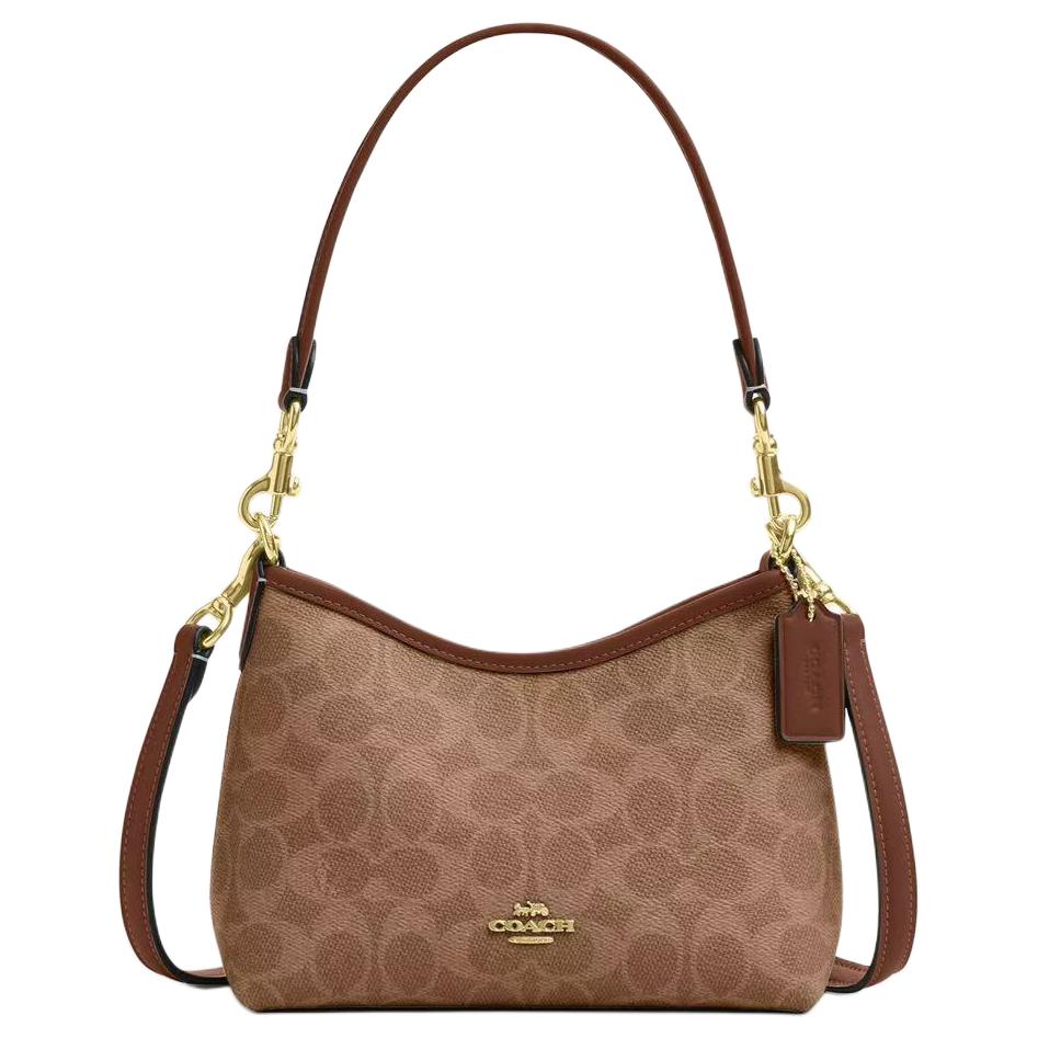 Женская сумка COACH Laurel 19 (коричневая)