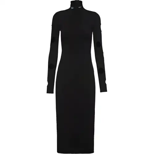 PRADA Long Sleeved Dress Women's Black