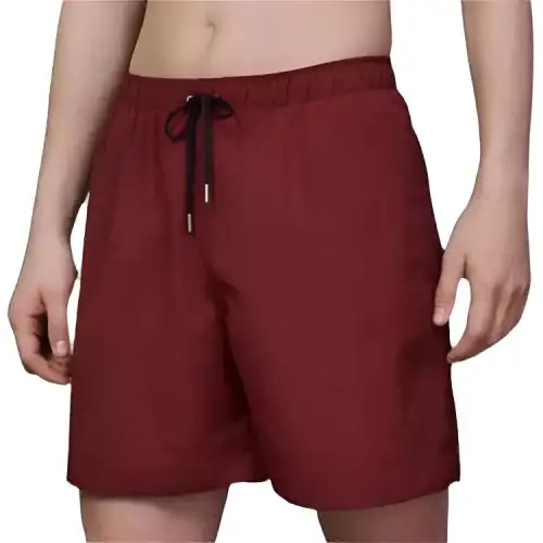 HERMES Casual Shorts Men's Red Moderate