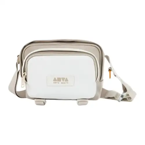 Anta Fabric Crossbody Bag, Shoulder Bag Regular Unisex Light Brown