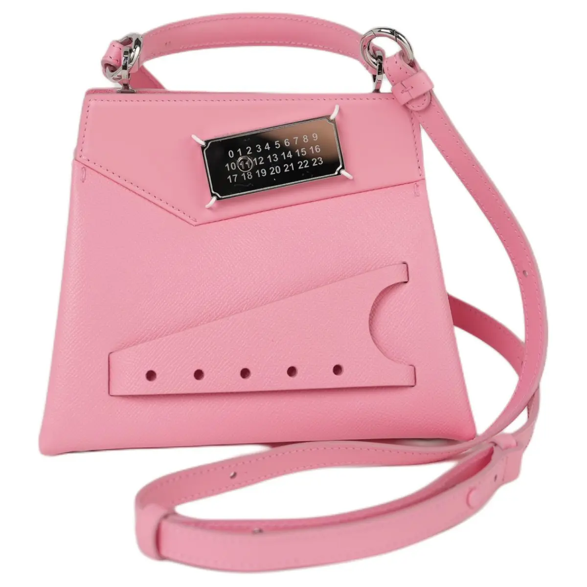 Maison Margiela Snatched Cow Leather Shoulder Bag, Crossbody Bag, Handbag Women's Pink