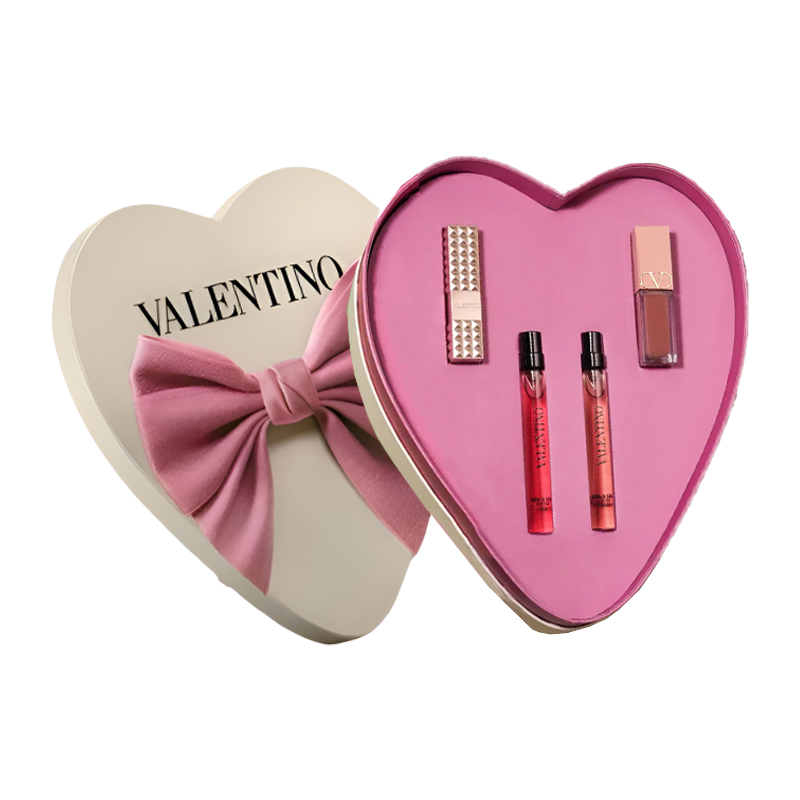 Женский набор косметики Valentino Valentino (розовый набор)