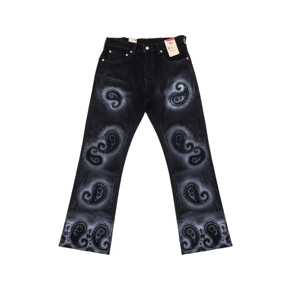 Levi's Jeans Unisex Black Moderate Flared Pants