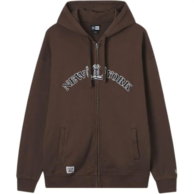 New Era Sweatshirts Unisex Brown Hooded Moderate