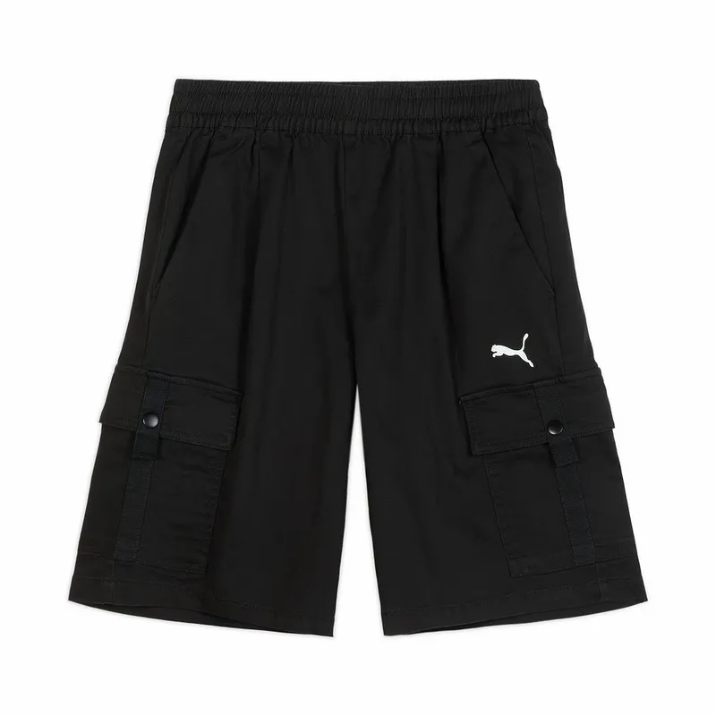 PUMA Woven Cargo Shorts Men's Black Moderate