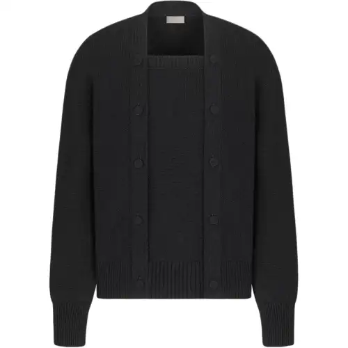 DIOR Sweaters Men's Black Moderate