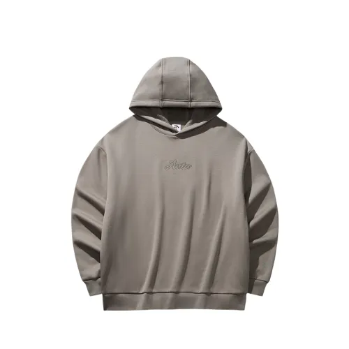 Anta Sweatshirt Unisex Gray Brown