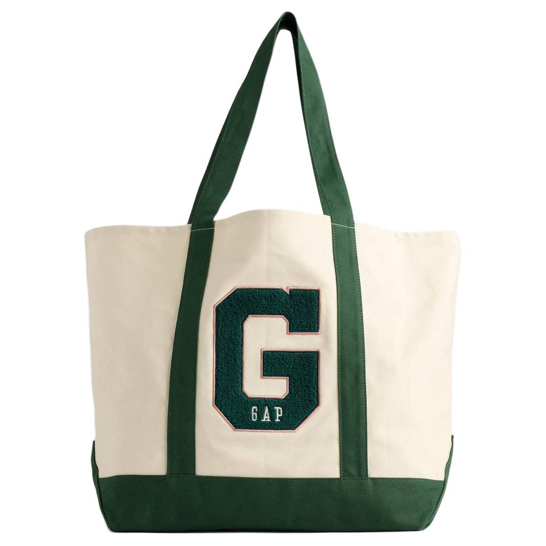 Женская сумка GAP Logo Tote (бежевая)