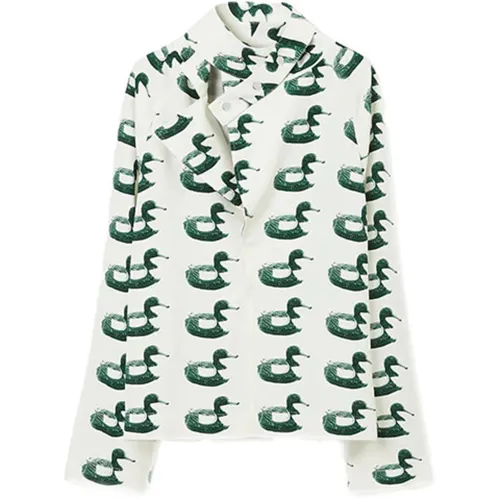 Burberry FW23 Shirt Women's Vine Green