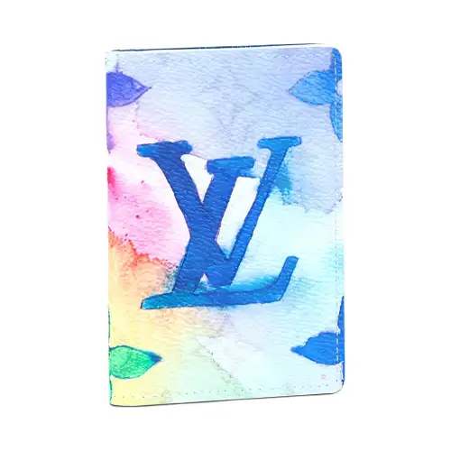 LOUIS VUITTON Pocket Organizer Monogram Watercolor Multicolor