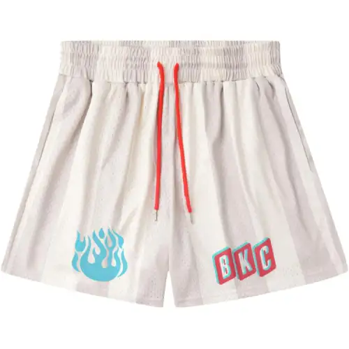 BKCXZICE Retro basketball breathable trousers for training, sports quick dry shorts for gym, American style, loose fit, for running