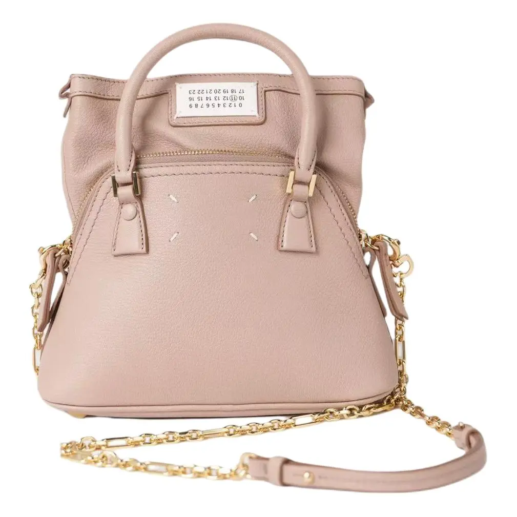 Maison Margiela 5AC Goatskin One Shoulder Handbag Women's Pink