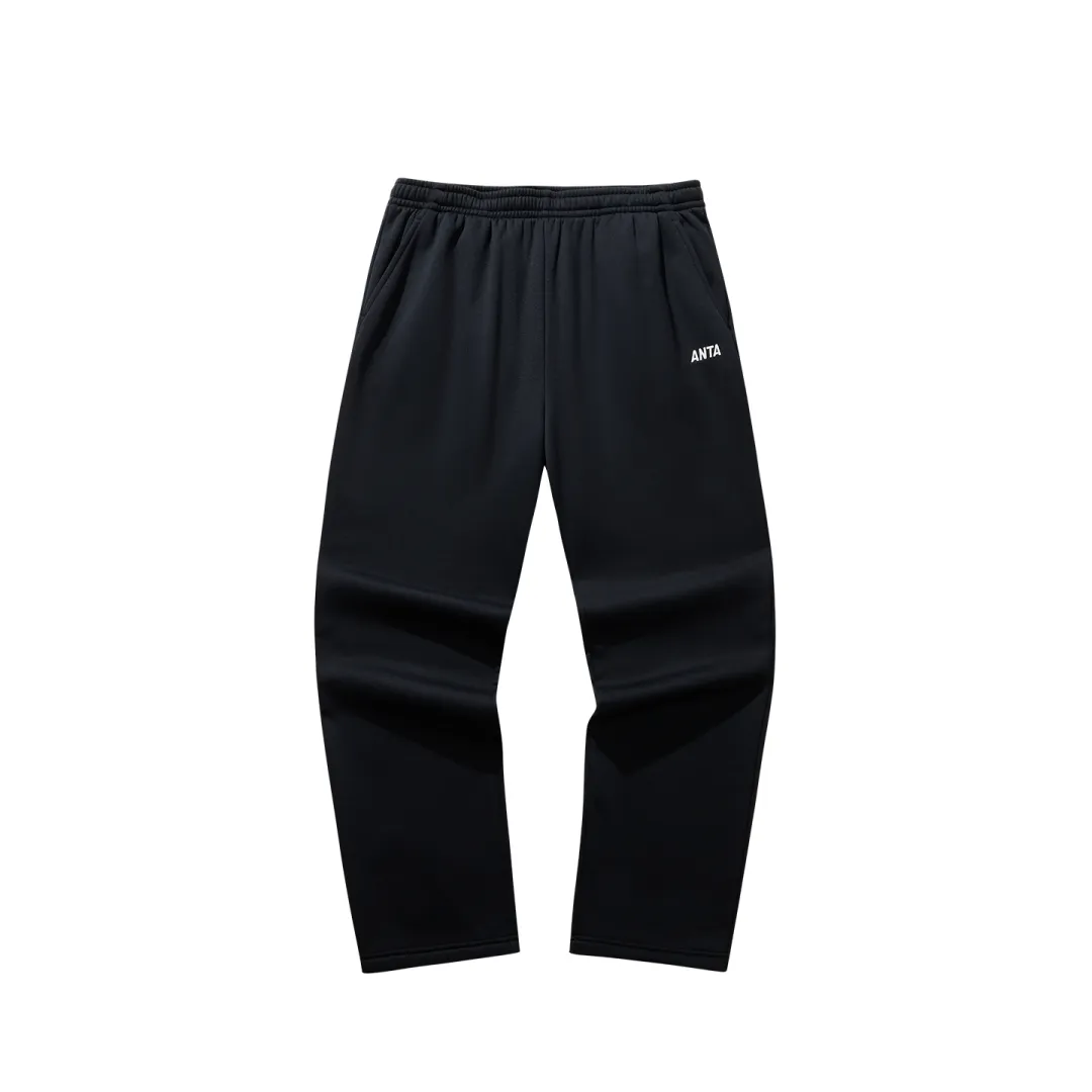 Anta Knitted Sweatpants Men's Basic Black