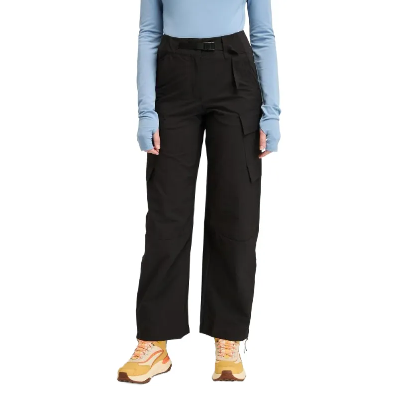 Timberland Cargo Pants Women's Black Moderate Straight Fit Pants