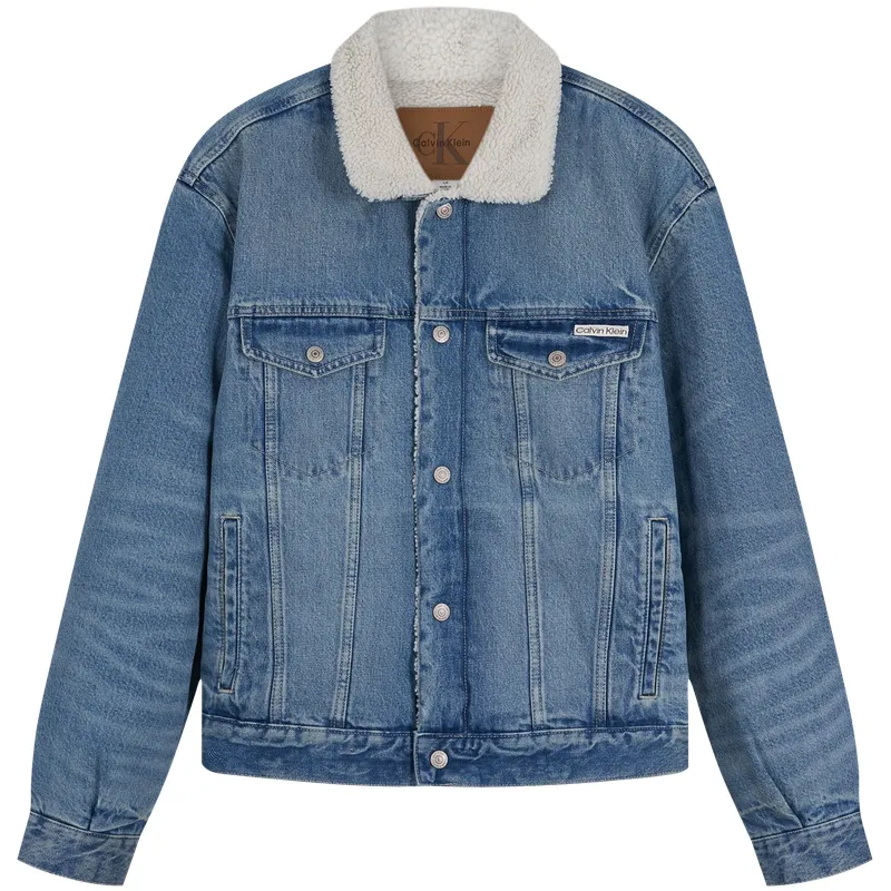 Calvin Klein 90s sherpa denim jacket