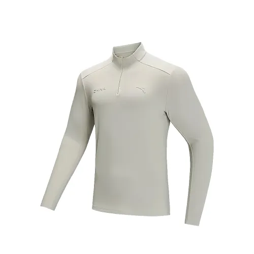 Anta Variety Training Collection Fall Half Turtleneck Zipper Knitwear Inner Men's