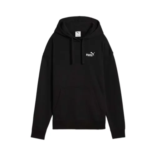 PUMA ESS Sweatshirts Women's Black Hooded Moderate Regular