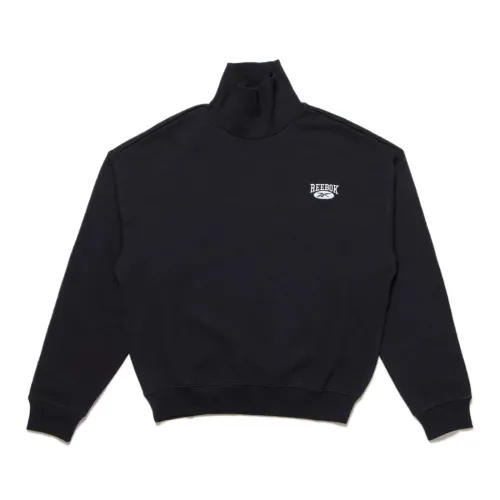 Reebok Sweatshirts Women's Black Turtleneck Moderate