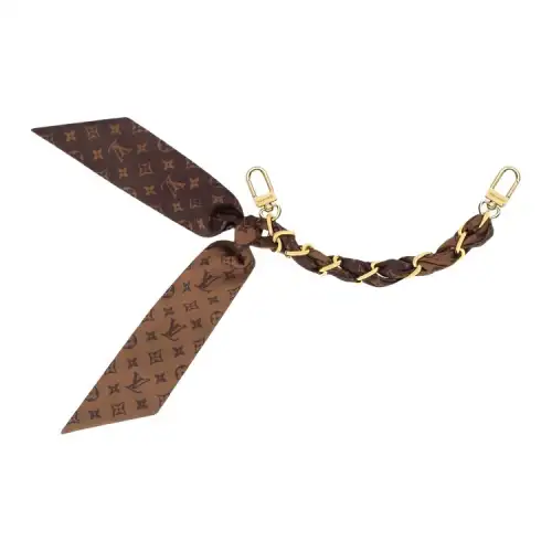 LOUIS VUITTON Polyester Bag Straps Women's Brown