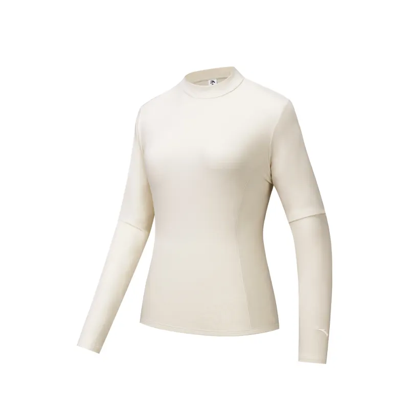 ANTA T Shirts Women's Australian Ecru 1 Stand Collar