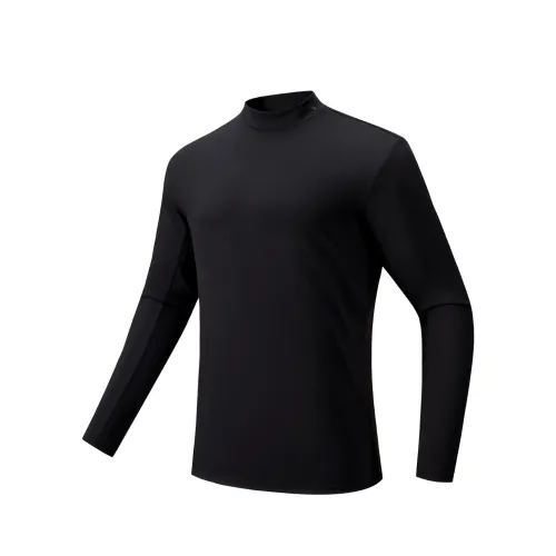 ANTA T Shirts Men's Basic Black 3 Crew Neck