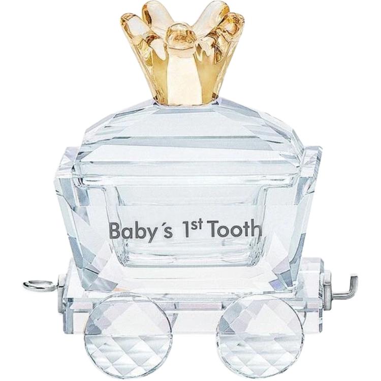 Swarovski Swarovski Baby Teeth Collection Box Small Fresh Single Layer Desktop Storage Box Transparent Color