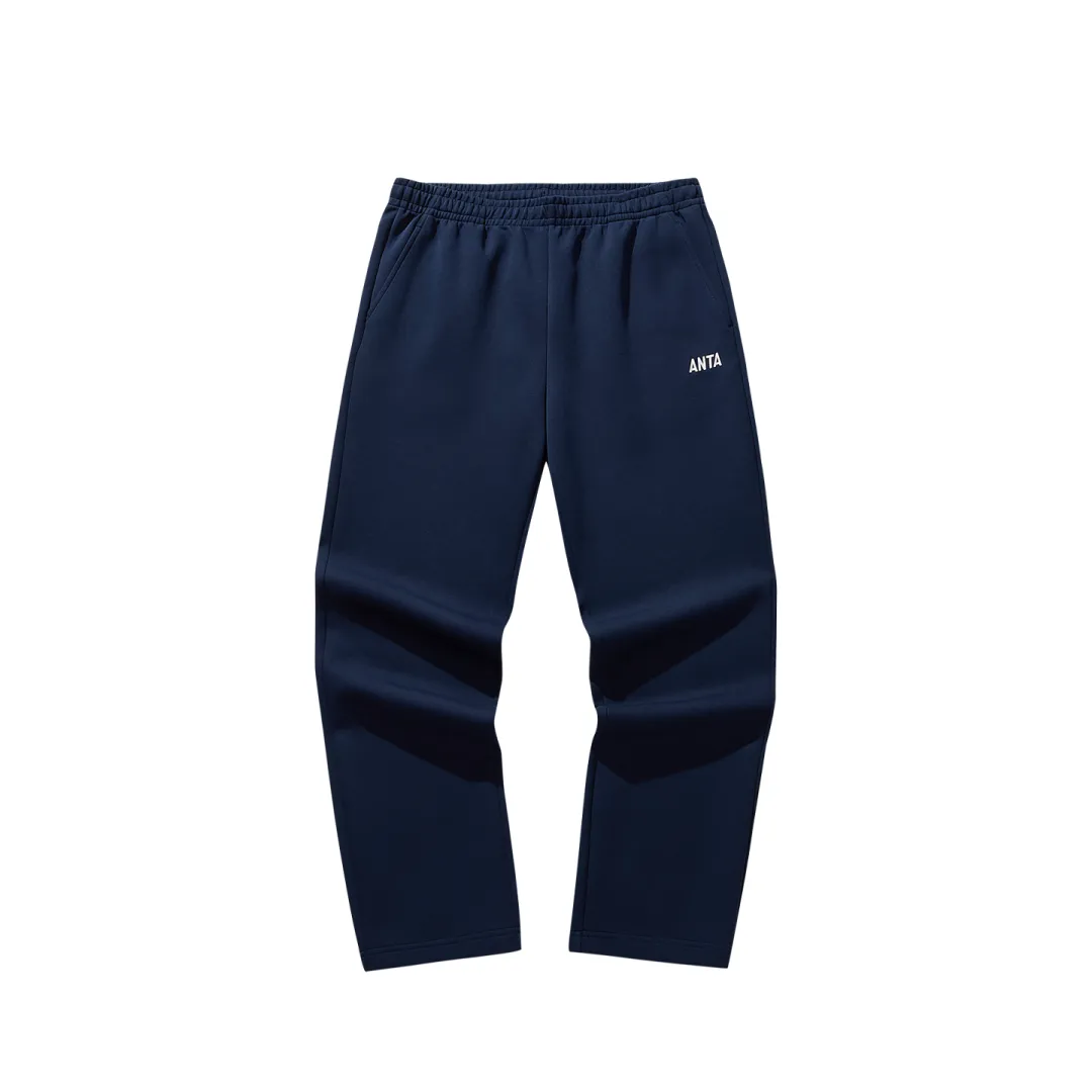 Anta Knitted Sweatpants Men's Pure Navy Blue